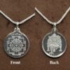 Matangi Silver Locket Yantra With Silver Chain