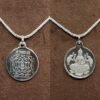 Mahalaxmi Silver Locket Yantra With Silver Chain