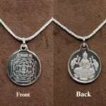 Mahalaxmi Silver Locket Yantra With Silver Chain