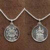 Raja Shyamala Devi Silver Locket Yantra With Silver Chain