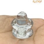 Rudrapuja Lab Certified Sphatik Shivling Small - 1 Inches - ( 18 Gram ) 8 Lab Certified Sphatik Shivling - 1 Inches - ( 18 Gram )