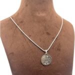 Matangi Silver Locket Yantra With Silver Chain