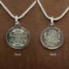 Narasimha Silver Locket Yanta With Silver Chain