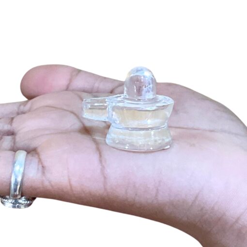 Natural Sphatik Shivling-1inch (26 GMS)