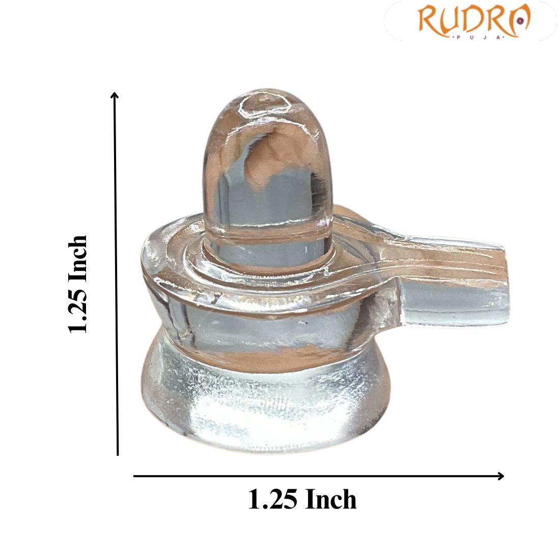 Natural Sphatik Shivling - ( 21 Gram ) - 1.25 Inches 3 Natural Sphatik Shivling - ( 21 Gram ) - 1.25 Inches - Image 3