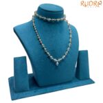 Plain Sphatik Mala with Silver Capping 8 MM