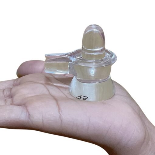 Plain Sphatik Shivling- 1.75 Inch (79 Gms)