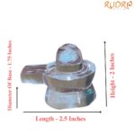 Plain Sphatik Shivling - 2 Inches - (117 Grams)