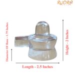Pure Sphatik Shivling - 2 Inches - (120 Grams )