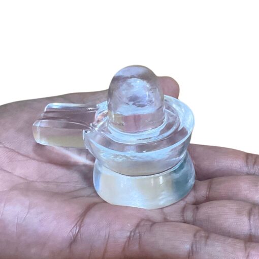 Pure Sphatik Shivling - 2.25 Inches - (160 Gram)
