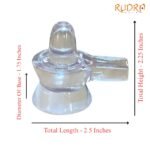 Pure Sphatik Shivling- 2.25 inch (133GMS)