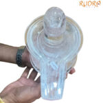 Pure Sphatik Shivling - 9 By 9 Inches - (4650 Grams )