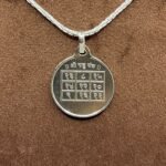 Rahu Silver Locket Yantra With Silver Chain
