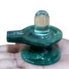 Sphatik Lingam With Green Jade Base 130 Gm