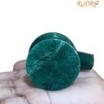 Sphatik Lingam With Green Jade Base 130 Gm