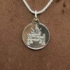 Tripura Sundari Silver Locket Yantra With Silver Chain