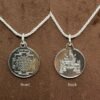 Tripura Sundari Silver Locket Yantra With Silver Chain