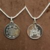 Tripura Sundari Silver Locket Yantra With Silver Chain