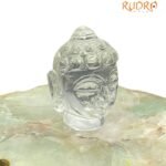 Crystal Buddha Head - 98 Gram ( 2.50 Inches )