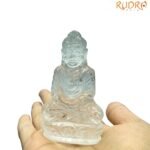 Crystal Buddha Idol - 96 Grams ( 3.25 Inches )
