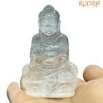 Crystal Buddha Idol - 98 Grams ( 3 Inches )