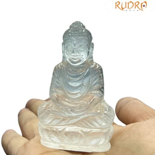 Crystal Buddha Idol - 75 Grams ( 2.75 Inches )