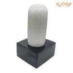 White-Quartz-Lingam-With-Black-Jade-Base-8.25-Inches-3125-Grams-Fp-C.jpg