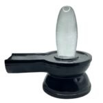 Sphatik Lingam With Black Jade Base 9.75 Inches 5757 Grams