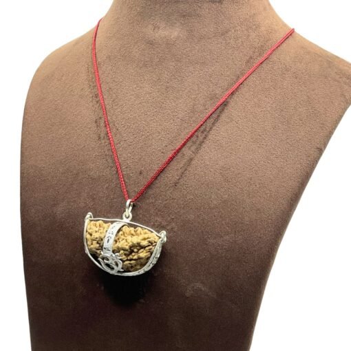 1 Mukhi Rudraksha With Silver Capping (46.65 Mm)