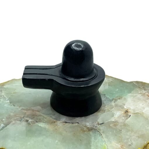 Black Jade Shivling -2 Inches - (120 Grams )