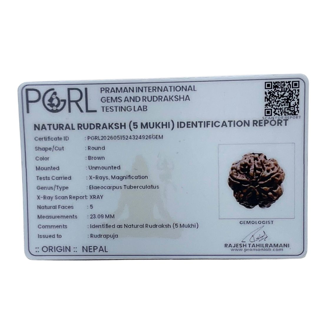 23.09 mm certi