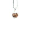 5 Mukhi Rudraksha Nepal Silver Capping With Silver Chain - 19.15 Mm 17 5 Mukhi Rudraksha Nepal Silver Capping With Silver Chain