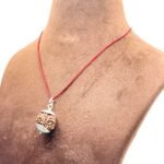 5 Mukhi Rudraksha Nepal With Silver Capping - 19.15 Mm