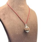 5 Mukhi Rudraksha Nepal With Silver Capping - 19.36 Mm