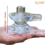 Chandramoulishwar Sphatik Shivling - 3 Inch -( 535 Gram)