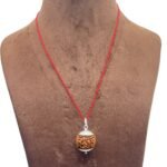 Collector Saat Mukhi Rudraksha Nepal silver Capped ( 22.35 MM )