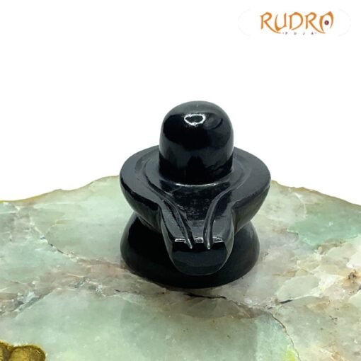Black Jade Shivling 1.75 Inches (101 Grams)