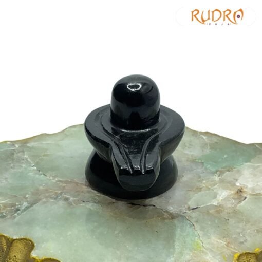 Black Jade Shivling 1.75 Inches (101 Grams)