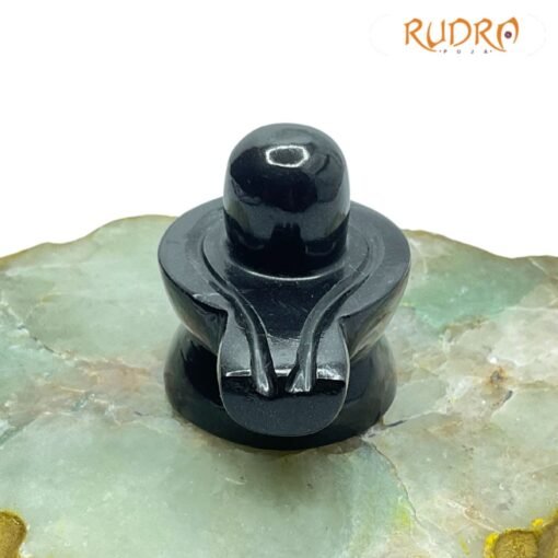 Black Jade Shivling -2 Inches - (120 Grams )