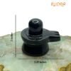 Black Jade Shivalingam -2 Inches - (120 Grams ) 12 Black Jade Shivling -2 Inches - (120 Grams )
