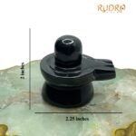 Black Jade Shivling -2 Inches - (120 Grams )