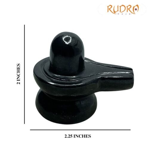 Black Jade Shivling 2 Inches (129 Grams)
