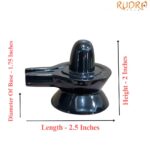 Black Jade Shivling - 2 Inches - (137 Grams)