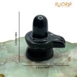 Black Jade Shivling 2.25 Inches (117 Grams)
