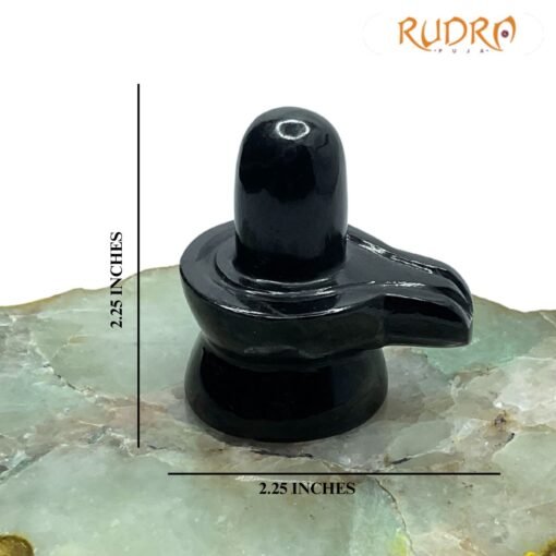Black Jade Shivling 2.25 Inches (117 Grams)