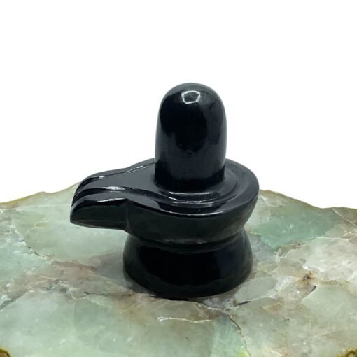 Black Jade Shivling 2.25 Inches (117 Grams)