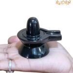 Black Jade Shivling - 2.25 Inches - (151 Grams)