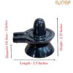 Black Jade Shivling - 2.25 Inches - (151 Grams)