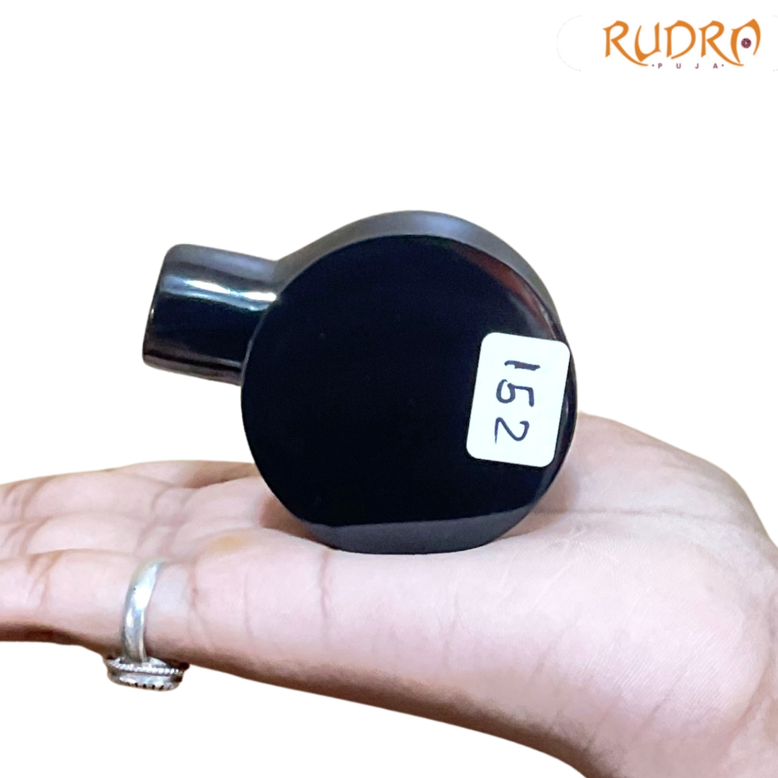 Black Jade Shivling -2.25 Inches - (152 Grams)