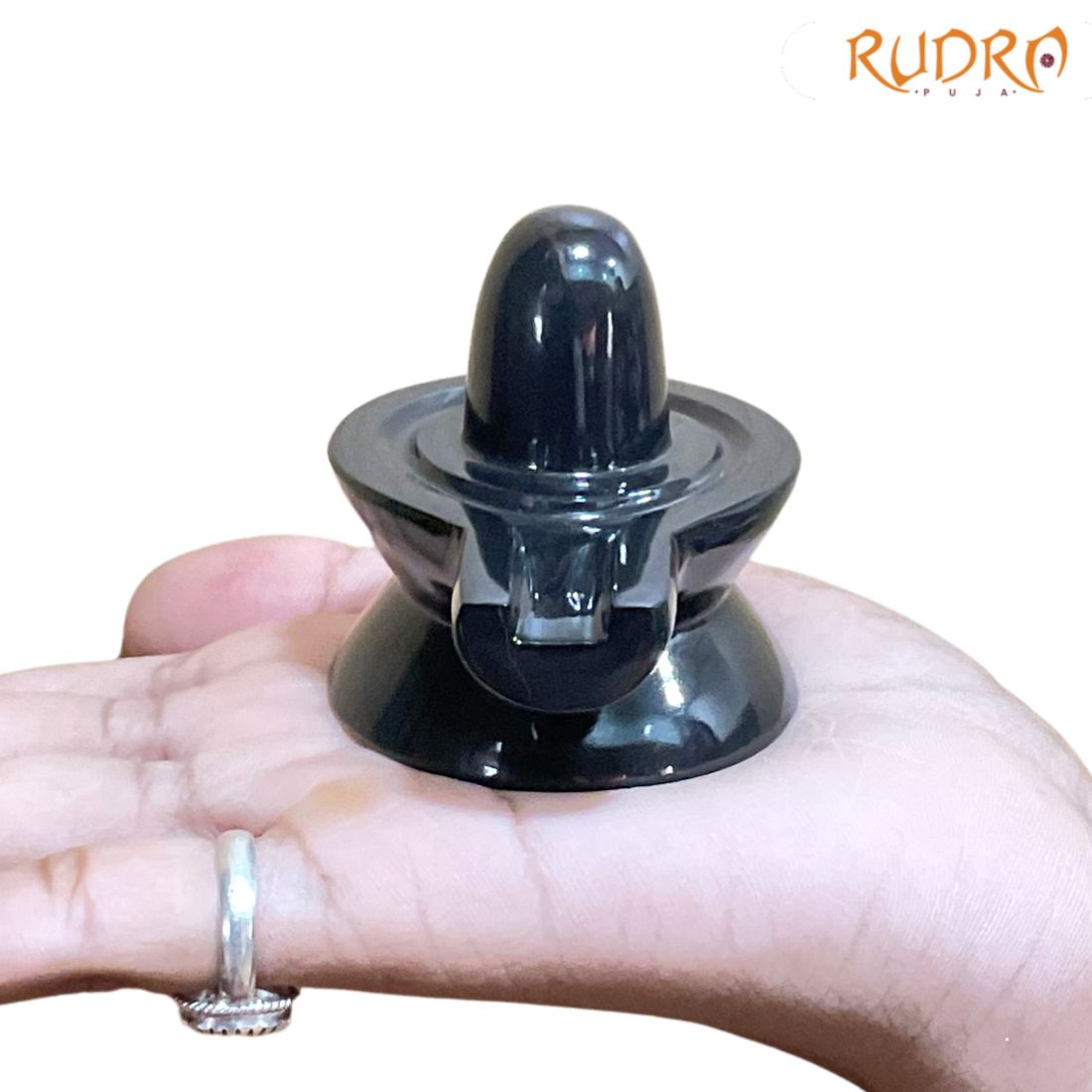 Black Jade Shivling -2.25 Inches - (152 Grams)